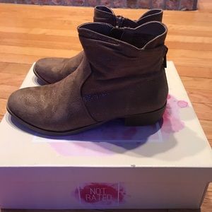 Not Rated taupe mid-calf boot